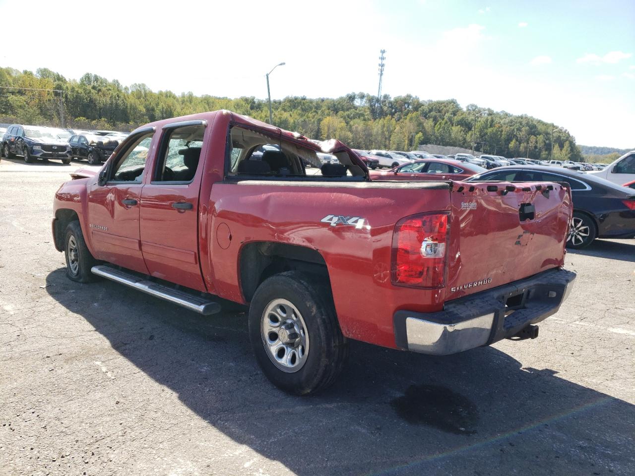 Изображение 2 2009 CHEVROLET SILVERADO K1500 2009 с VIN 2GCEK13C691138784