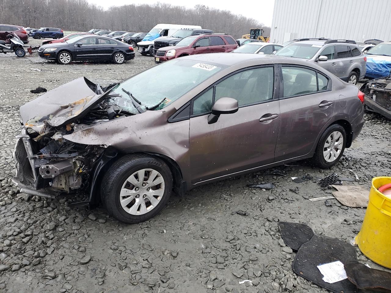 Image 1 of 2012 HONDA CIVIC LX 2012 with VIN 2HGFB2F51CH561697