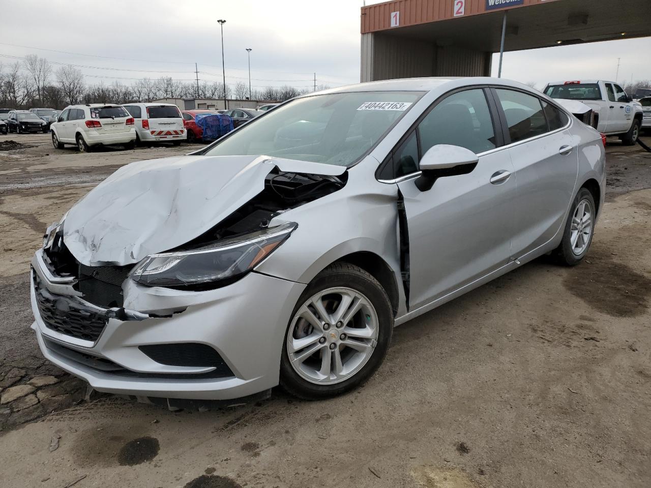 Image 1 of 2017 CHEVROLET CRUZE LT 2017 with VIN 1G1BE5SM3H7120541