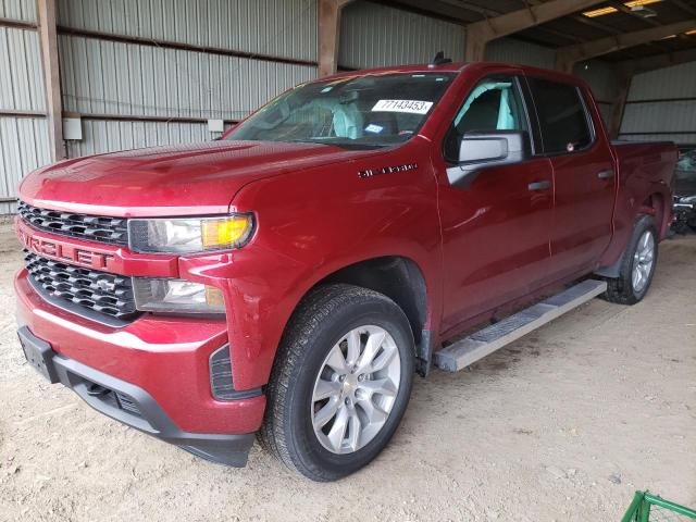 Image 1 of 2021 CHEVROLET SILVERADO C1500 CUSTOM 2021 with VIN 3GCPWBEH6MG172719