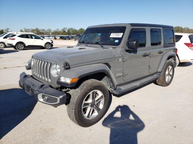 Image 1 of 2020 JEEP WRANGLER UNLIMITED SAHARA 2020 with VIN 1C4HJXEN2LW172965