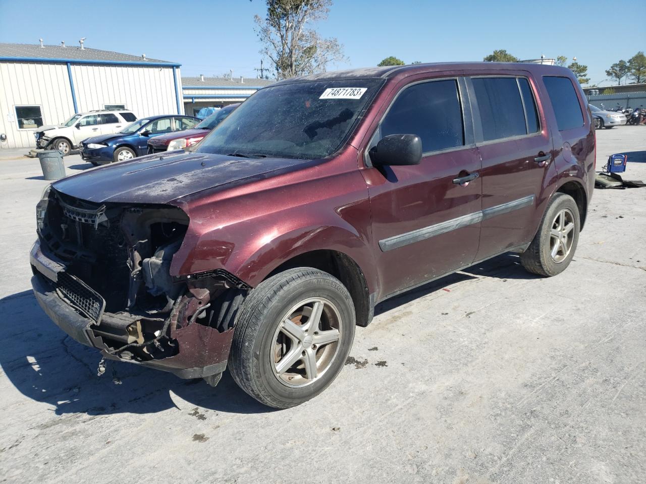 Obraz 1 z 2011 HONDA PILOT LX 2011 z VIN 5FNYF3H27BB035826