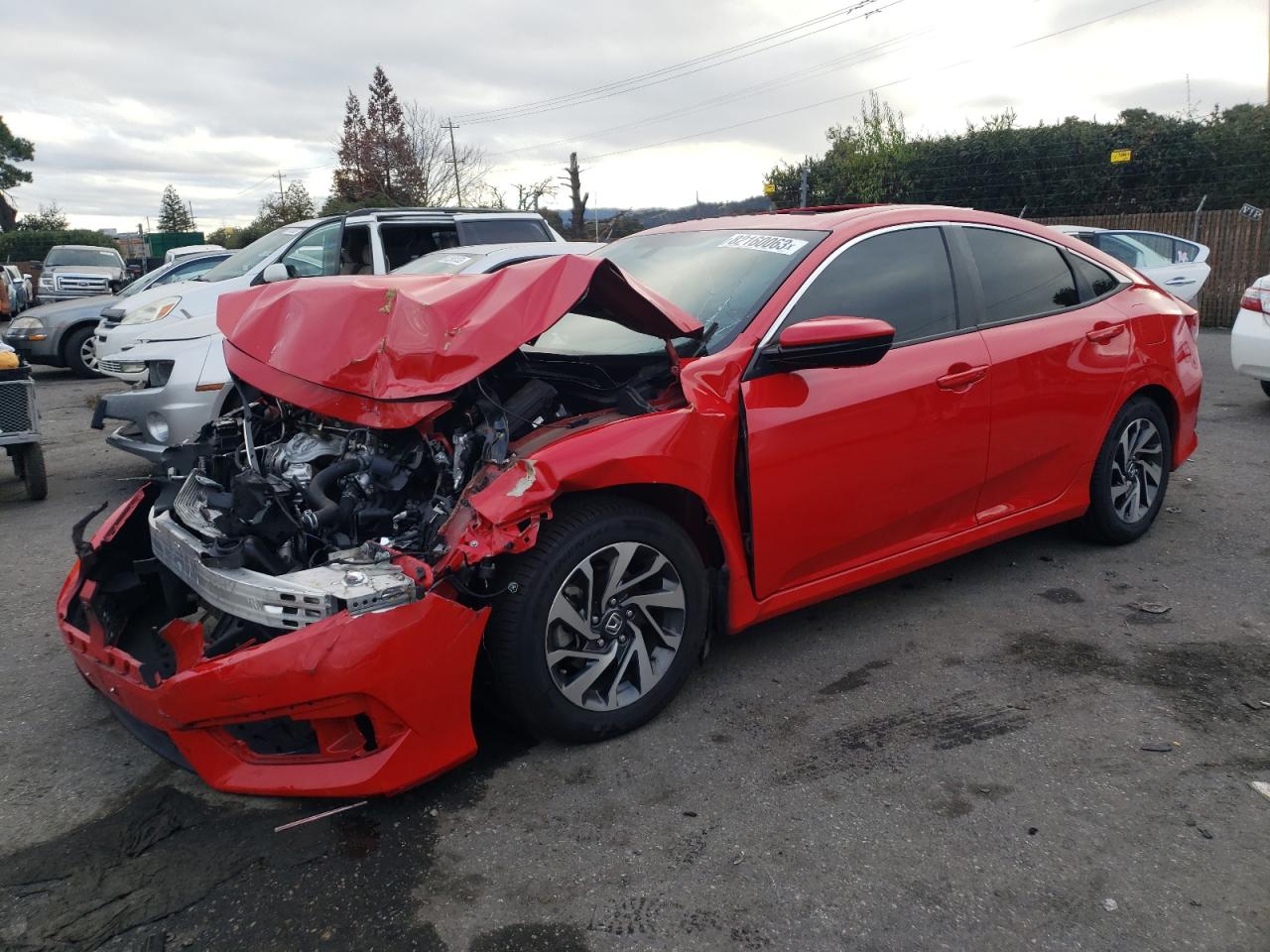 Obraz 1 z 2016 HONDA CIVIC EX 2016 z VIN 2HGFC2F74GH502471
