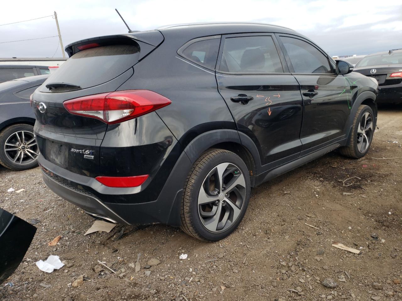 Image 3 of 2016 HYUNDAI TUCSON LIMITED 2016 with VIN KM8J3CA26GU194013