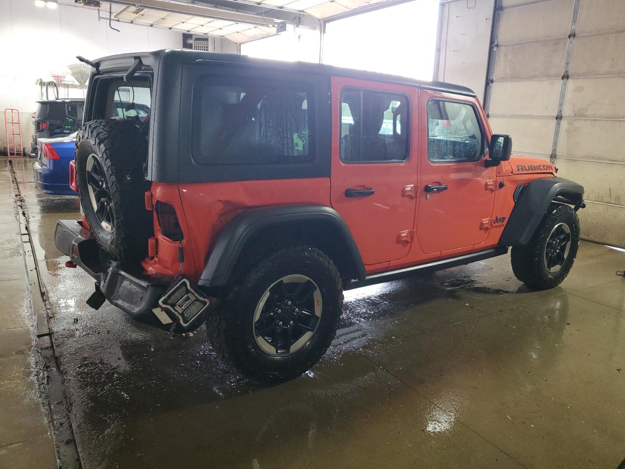 Image 3 of 2018 JEEP WRANGLER UNLIMITED RUBICON 2018 with VIN 1C4HJXFN3JW235843