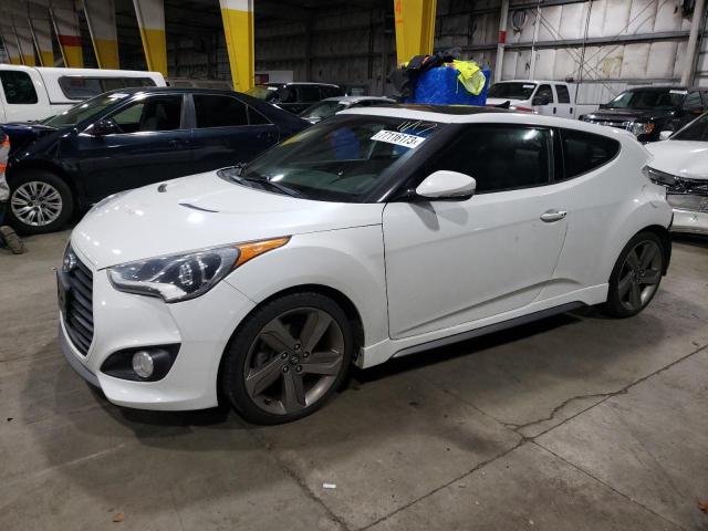 Obraz 1 z 2014 HYUNDAI VELOSTER TURBO 2014 z VIN KMHTC6AE1EU189528