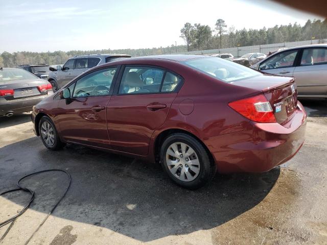 Image 2 of 2012 HONDA CIVIC LX 2012 with VIN 19XFB2F5XCE327181