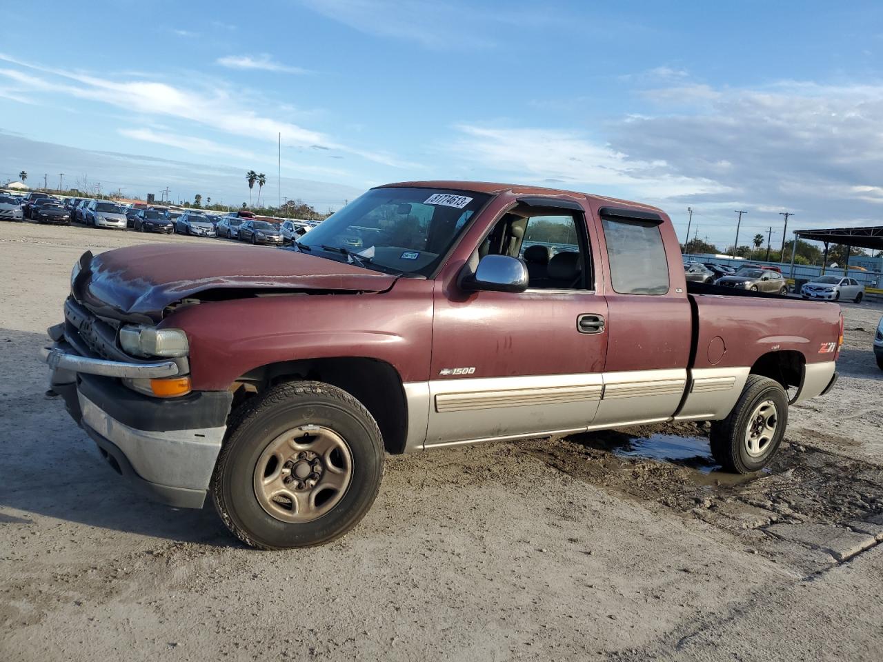 Изображение 1 2000 CHEVROLET SILVERADO K1500 2000 с VIN 1GCEK19T7YE137681