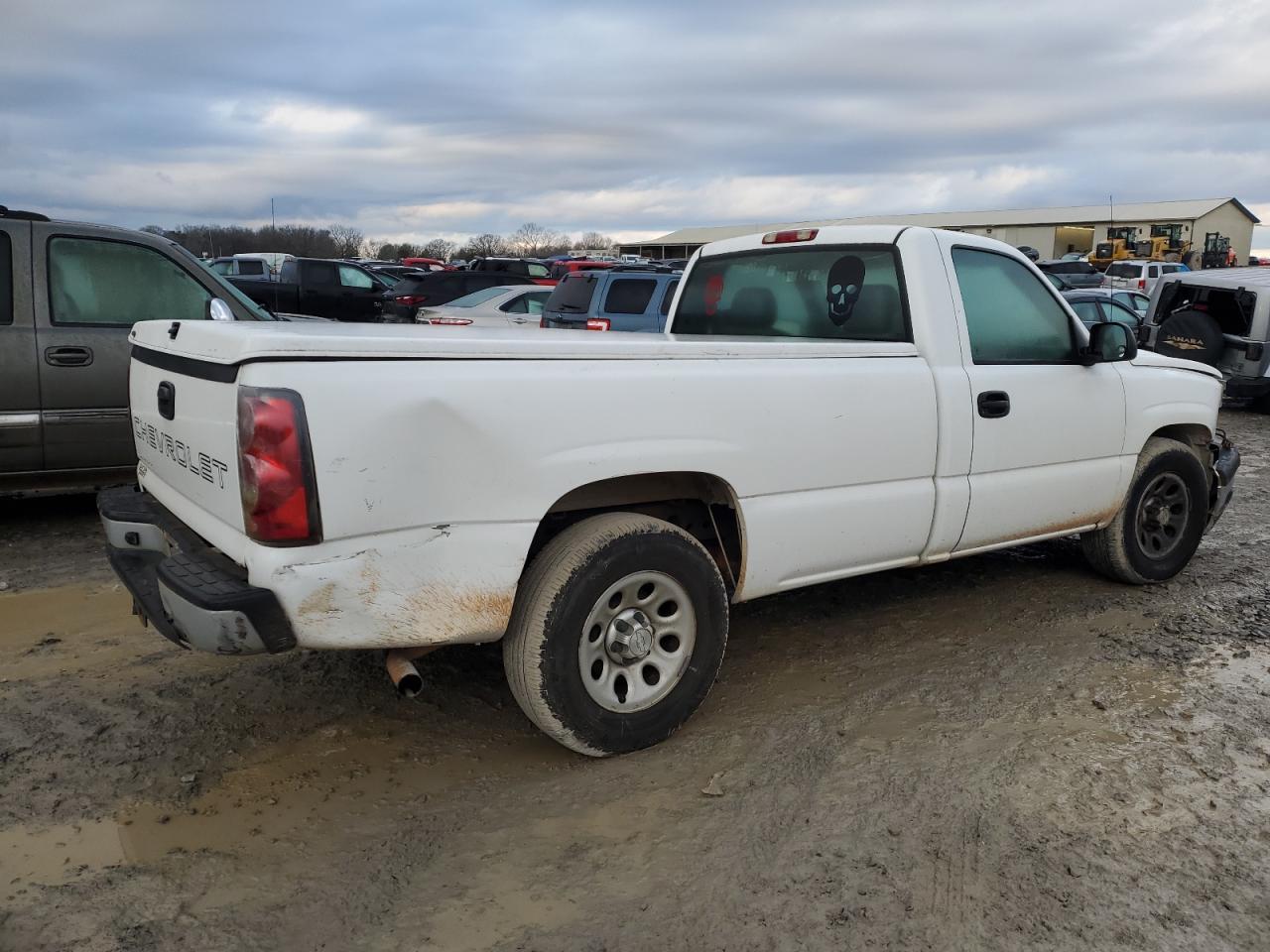Image 3 of 2006 CHEVROLET SILVERADO C1500 2006 with VIN 3GCEC14X46G216044