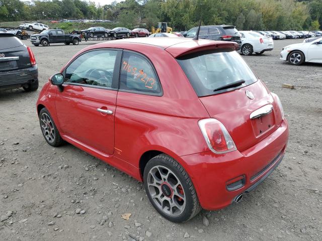 Image 2 of 2012 FIAT 500 SPORT 2012 with VIN 3C3CFFBR6CT122688