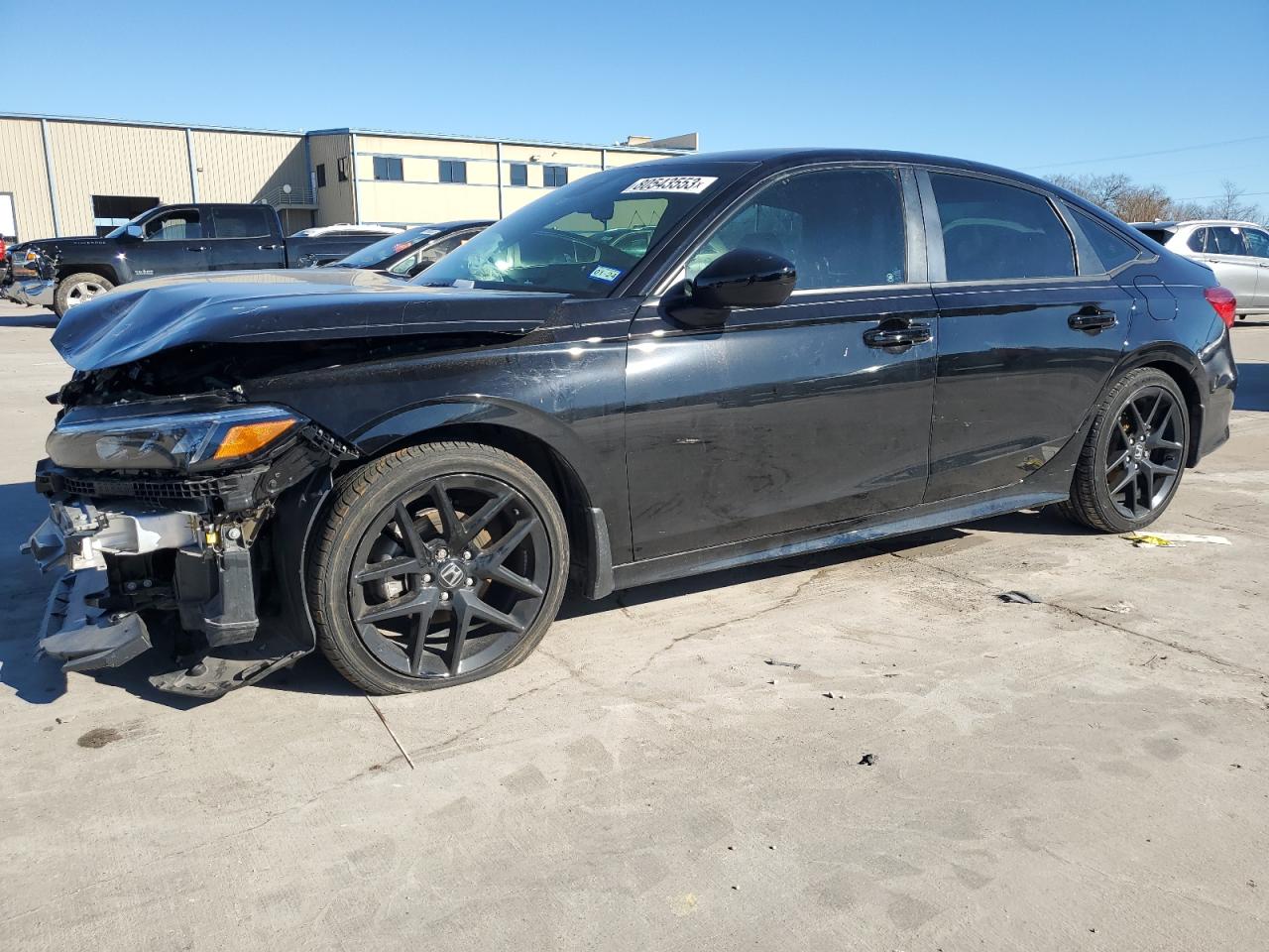 Image 1 of 2022 HONDA CIVIC SPORT 2022 with VIN 2HGFE2F57NH551329