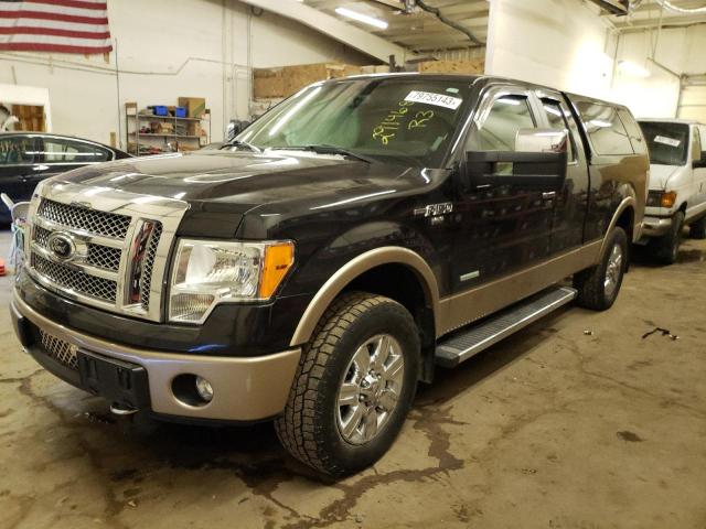 Image 1 of 2012 FORD F150 SUPER CAB 2012 with VIN 1FTFX1ET8CKD61533
