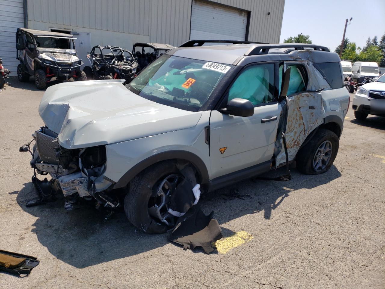 Image 1 of 2022 FORD BRONCO SPORT BADLANDS 2022 with VIN 3FMCR9D93NRE23576