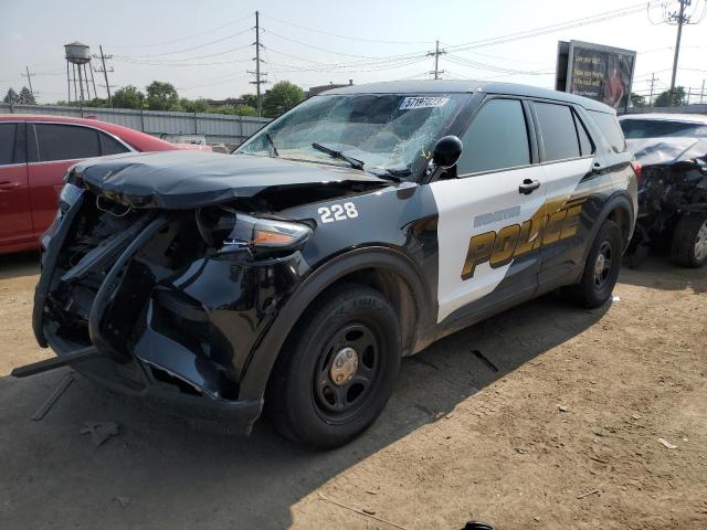 Image 1 of 2021 FORD EXPLORER POLICE INTERCEPTOR 2021 with VIN 1FM5K8AB6MGA19885