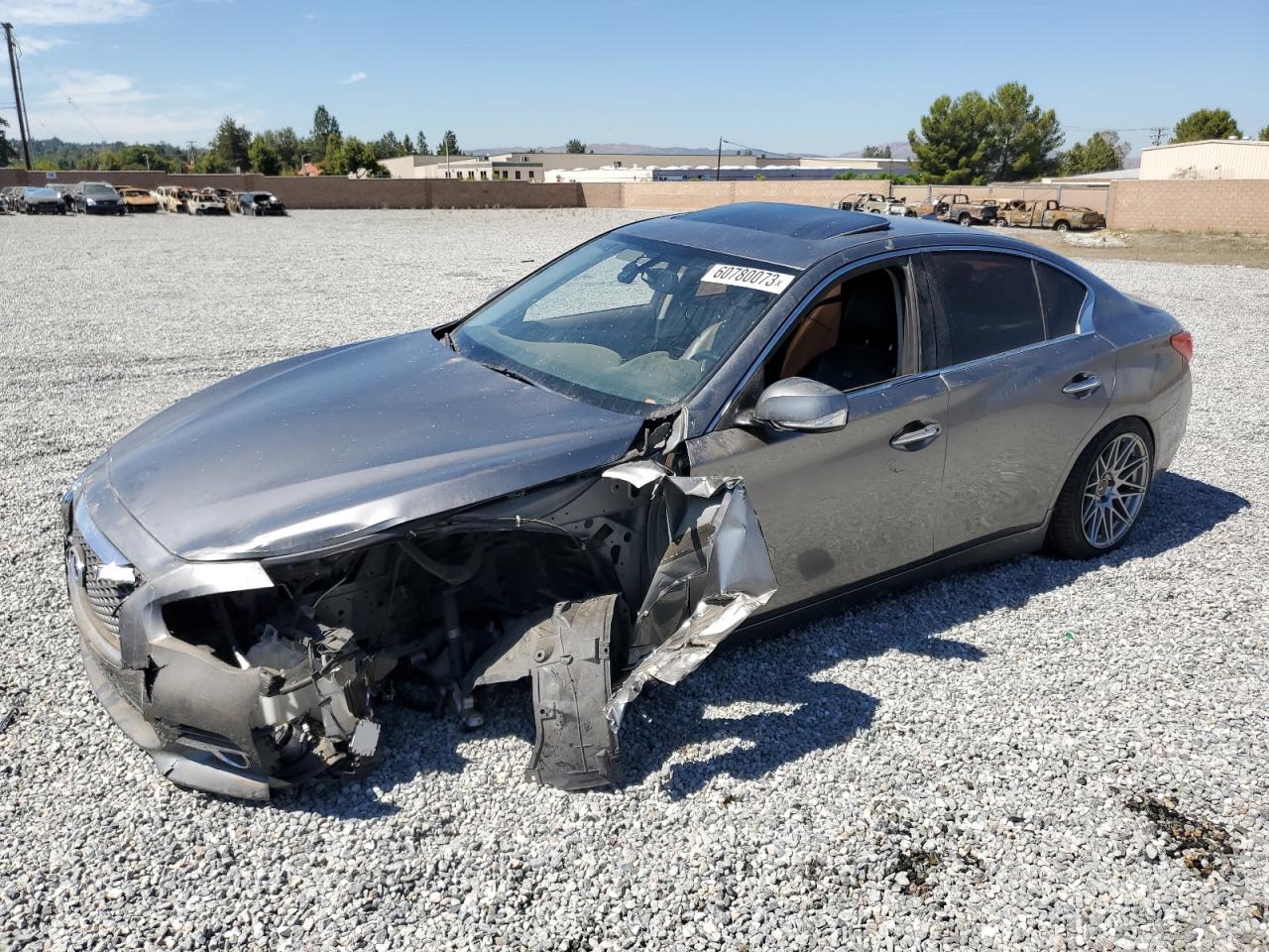 Image 1 of 2014 INFINITI Q50 BASE 2014 with VIN JN1BV7AP4EM690756