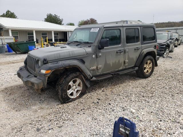 Image 1 of 2021 JEEP WRANGLER UNLIMITED SPORT 2021 with VIN 1C4HJXKNXMW608743