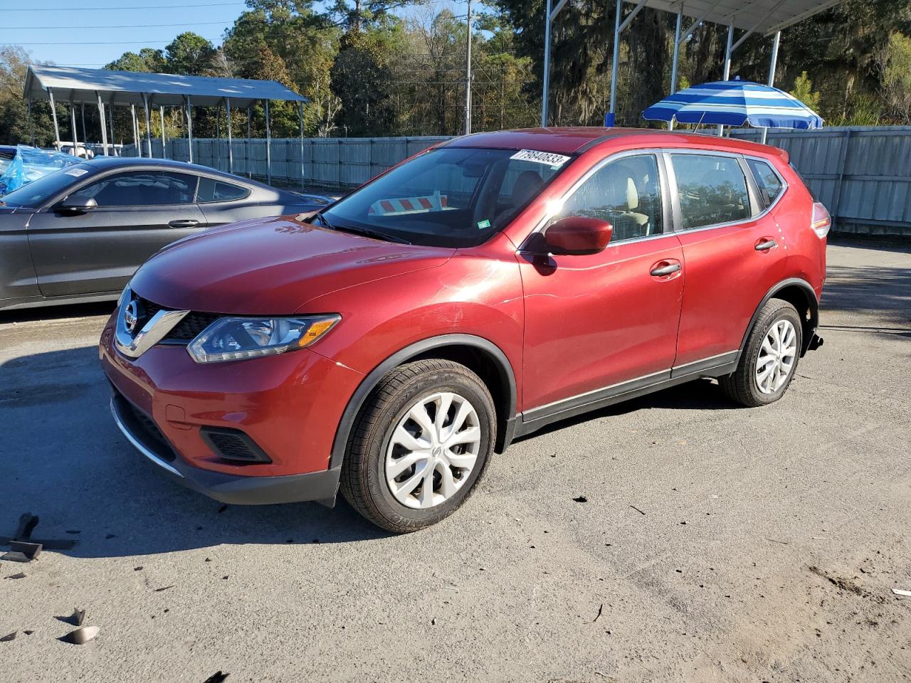 Image 1 of 2016 NISSAN ROGUE S 2016 with VIN KNMAT2MT2GP642720