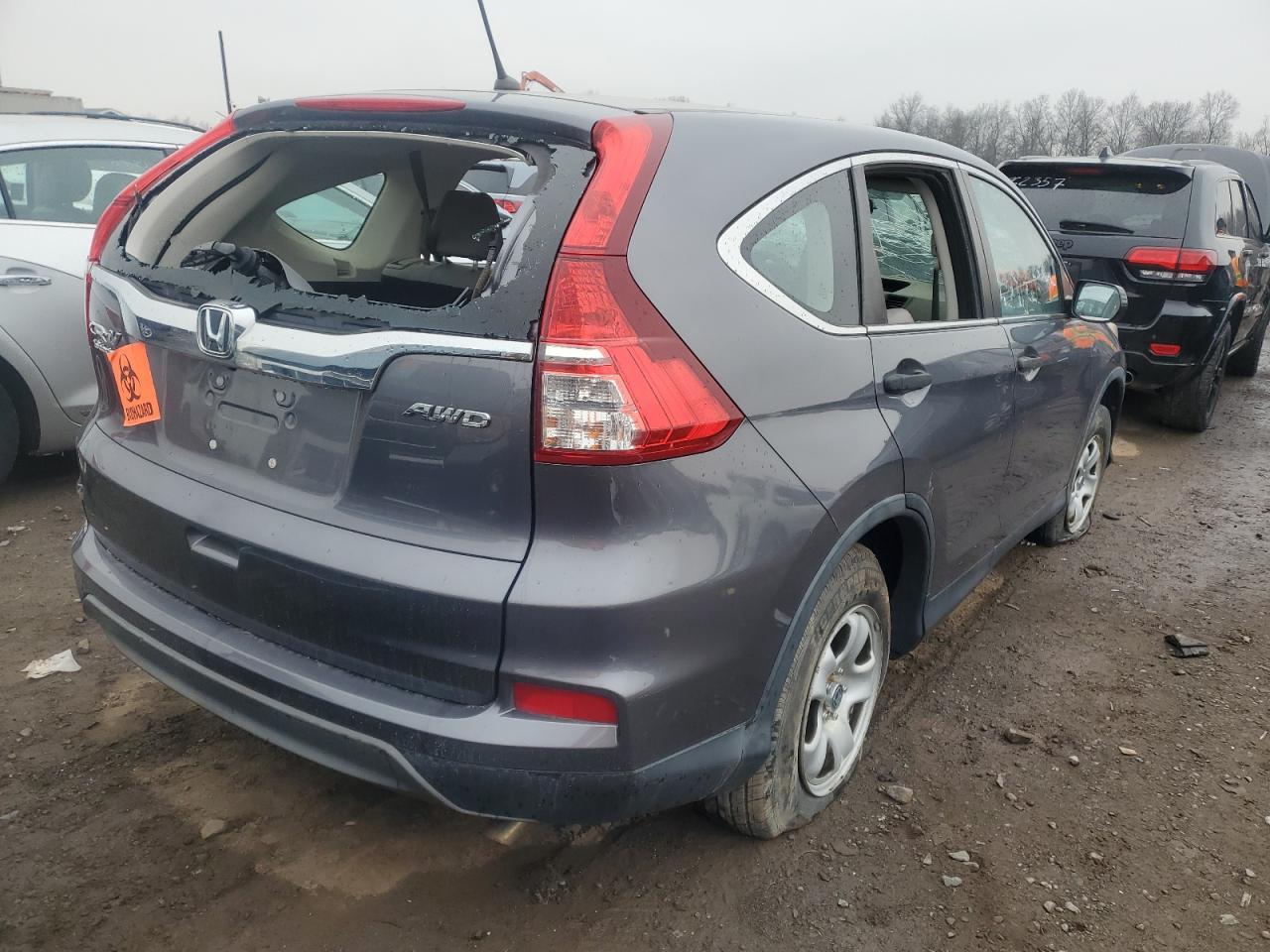 Obraz 3 z 2015 HONDA CR-V LX 2015 z VIN 5J6RM4H32FL131045