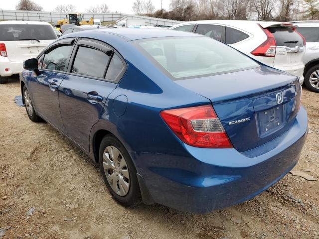 Изображение 2 2012 HONDA CIVIC LX 2012 с VIN 19XFB2F50CE075053