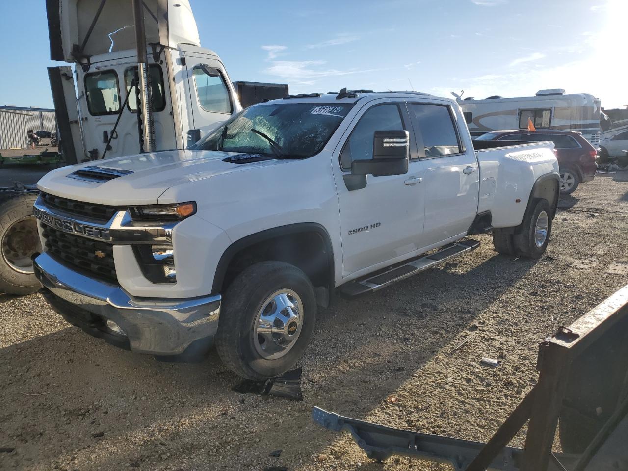Image 1 of 2021 CHEVROLET SILVERADO K3500 LT 2021 with VIN 1GC4YTEY2MF264835