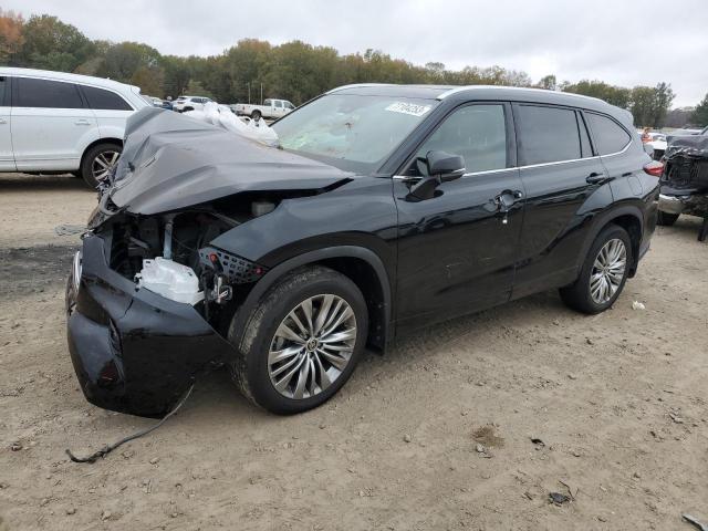 Image 1 of 2021 TOYOTA HIGHLANDER PLATINUM 2021 with VIN 5TDFZRBH5MS096010