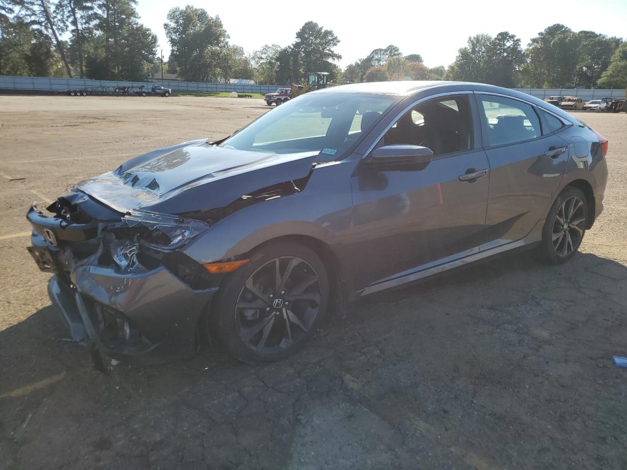 Image 1 of 2019 HONDA CIVIC SPORT 2019 with VIN 2HGFC2F83KH557589