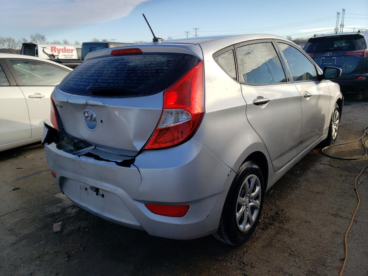 Image 3 of 2012 HYUNDAI ACCENT GLS 2012 with VIN KMHCT5AE4CU024287