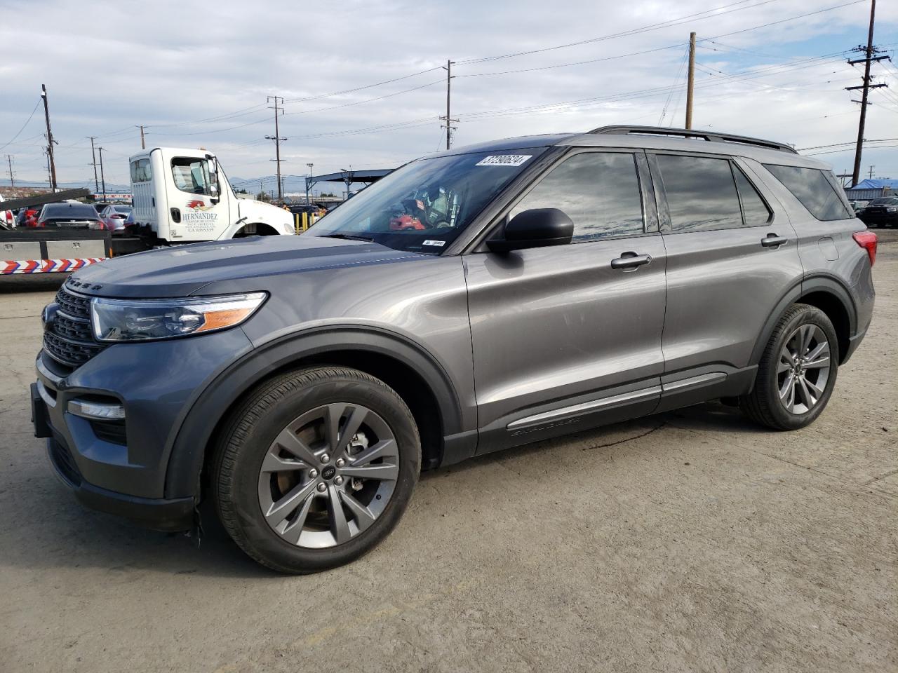 Image 1 of 2021 FORD EXPLORER XLT 2021 with VIN 1FMSK7DH5MGA05960