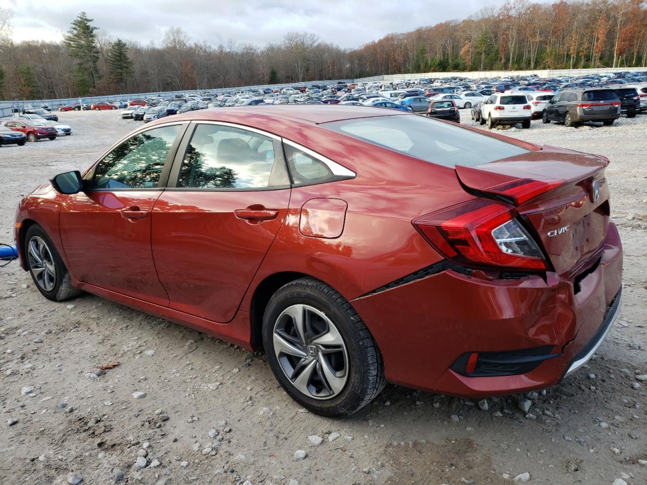 Image 2 of 2019 HONDA CIVIC LX 2019 with VIN 2HGFC2F66KH531387