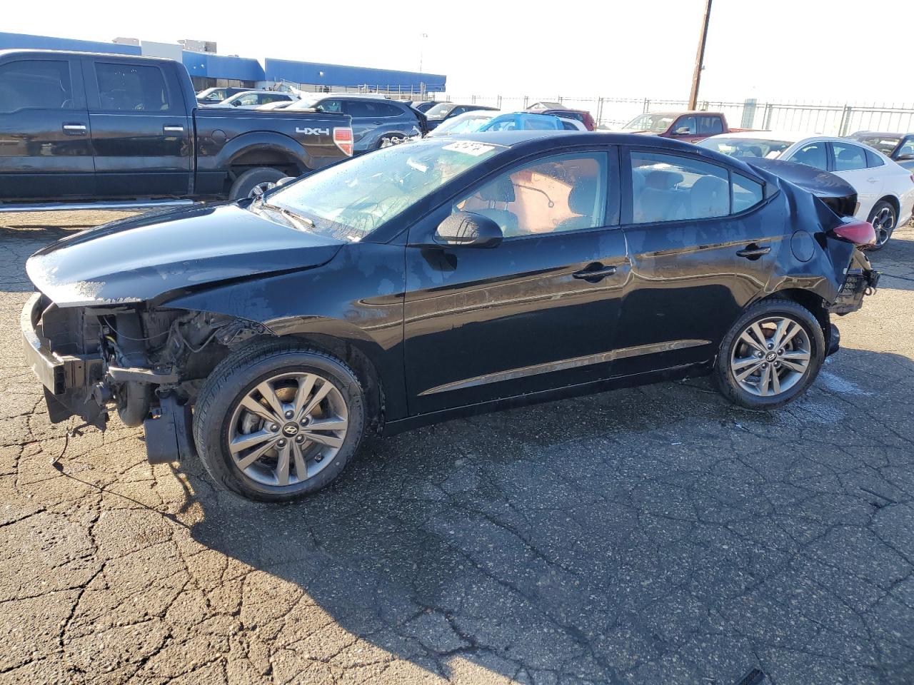 Изображение 1 2018 HYUNDAI ELANTRA SEL 2018 с VIN KMHD84LFXJU523422