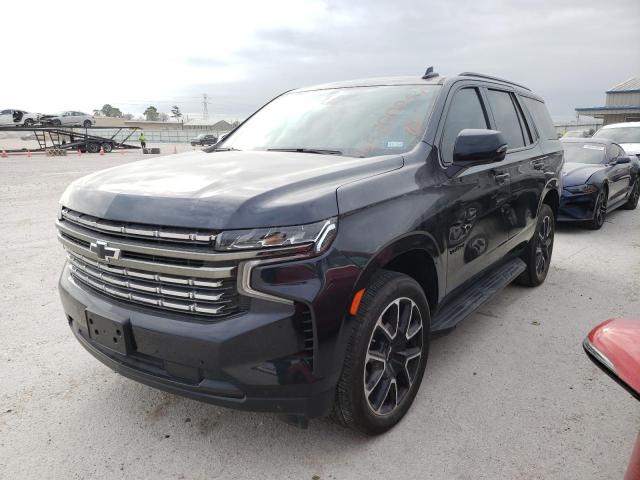Image 1 of 2022 CHEVROLET TAHOE C1500 RST 2022 with VIN 1GNSCRKLXNR358888