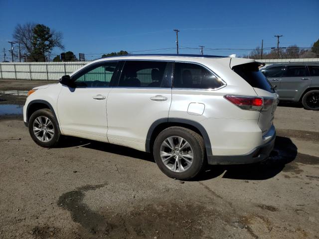 Image 2 of 2014 TOYOTA HIGHLANDER XLE 2014 with VIN 5TDKKRFH8ES034664