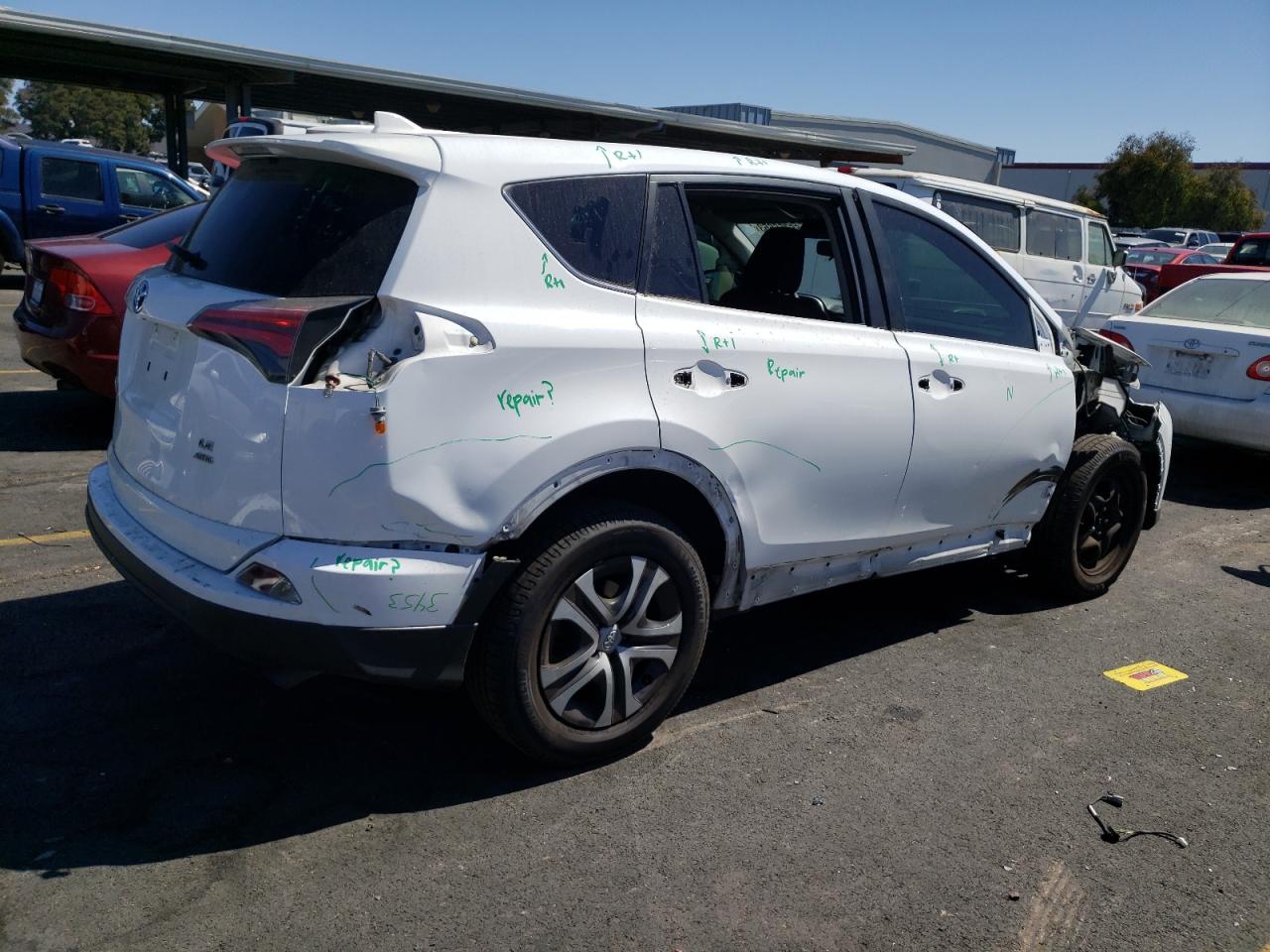 Image 3 of 2017 TOYOTA RAV4 LE 2017 with VIN 2T3BFREV7HW564445