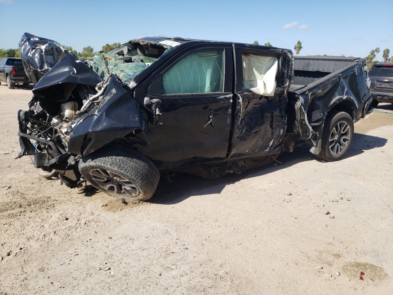 Image 1 of 2021 CHEVROLET SILVERADO K1500 RST 2021 with VIN 3GCUYEED1MG400928