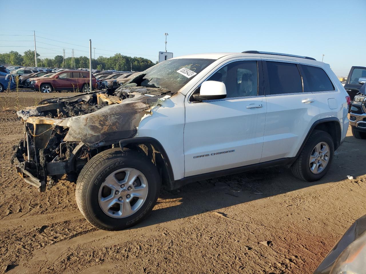 Image 1 of 2014 JEEP GRAND CHEROKEE LAREDO 2014 with VIN 1C4RJFAG5EC421995