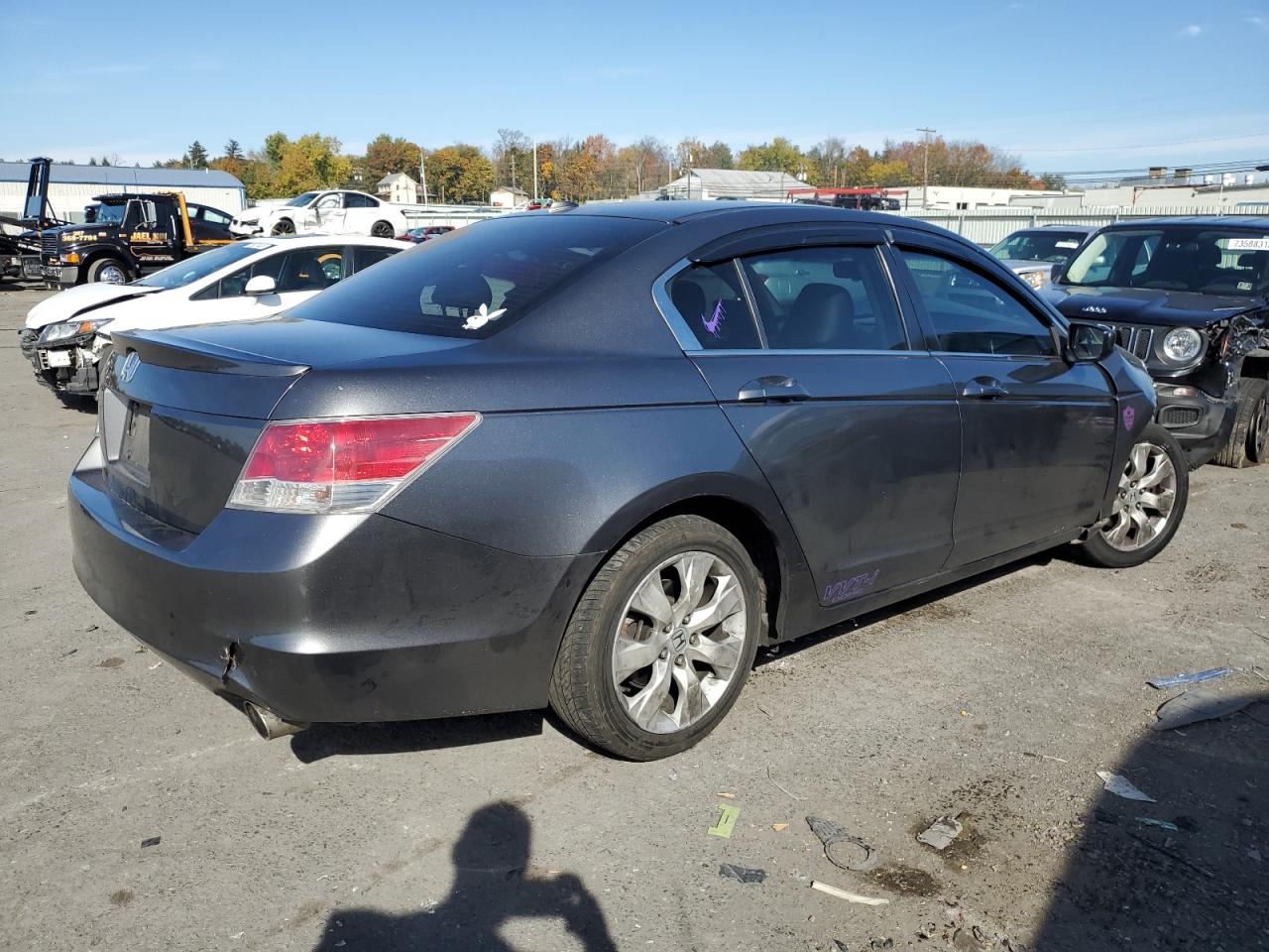 Image 3 of 2009 HONDA ACCORD EXL 2009 with VIN JHMCP26829C017572