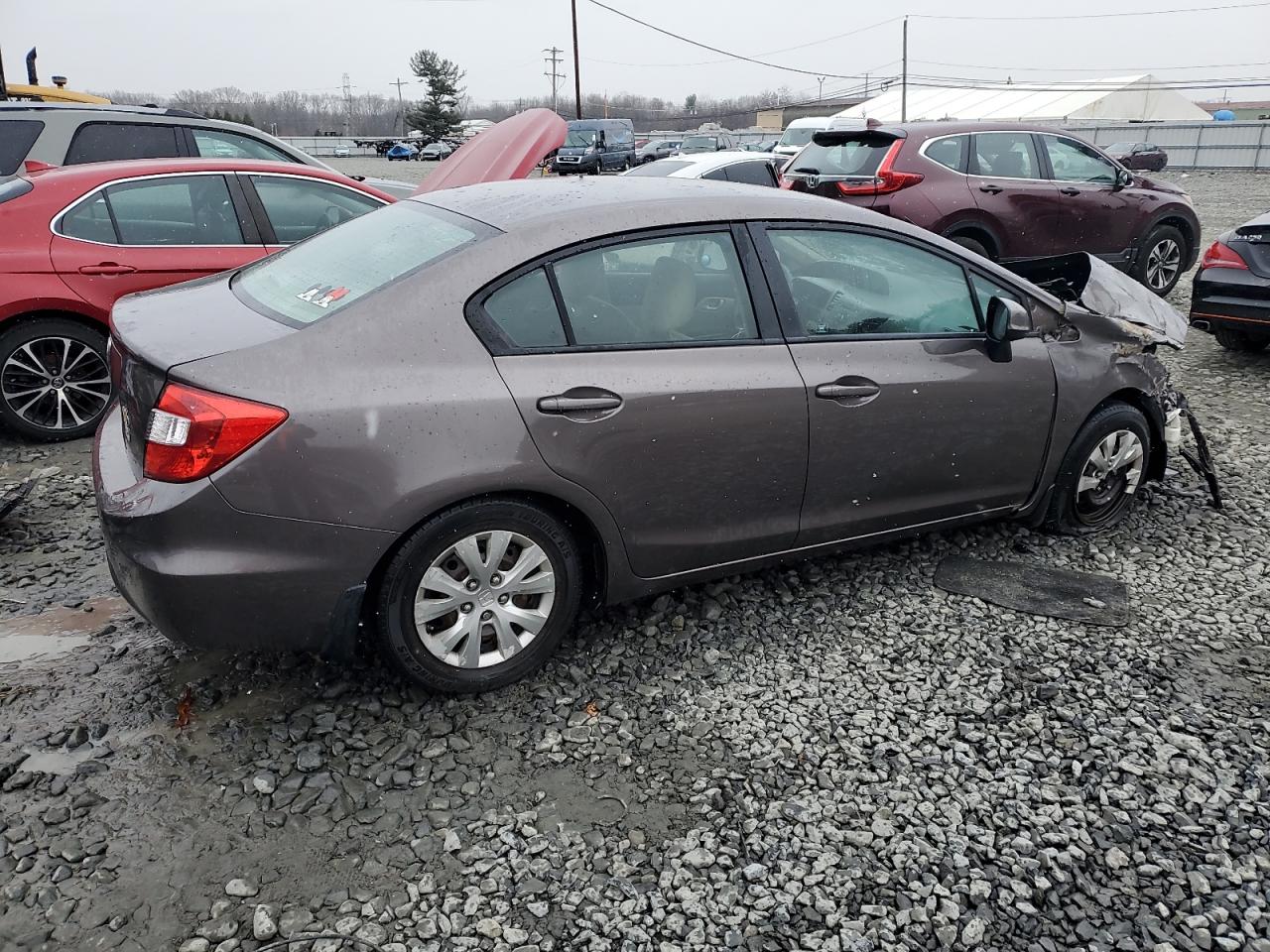 Image 3 of 2012 HONDA CIVIC LX 2012 with VIN 2HGFB2F51CH561697