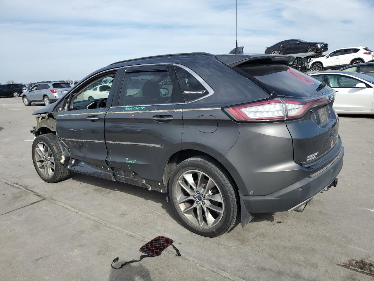 Image 2 of 2017 FORD EDGE TITANIUM 2017 with VIN 2FMPK4K97HBC45640