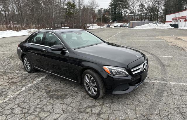 Image 1 of 2017 MERCEDES-BENZ C 300 4MATIC 2017 with VIN 55SWF4KBXHU196071