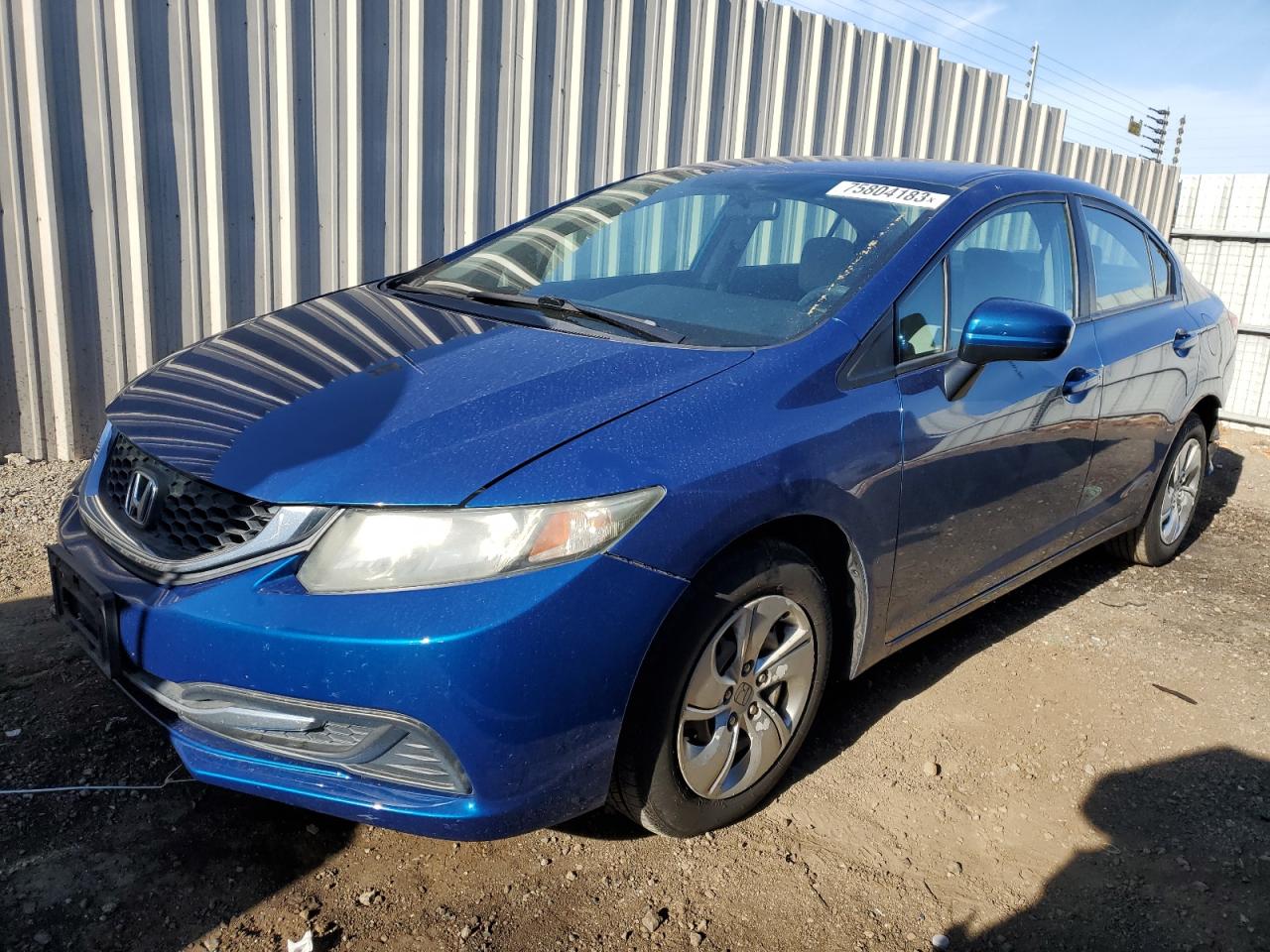 Image 1 of 2014 HONDA CIVIC LX 2014 with VIN 19XFB2F53EE221299