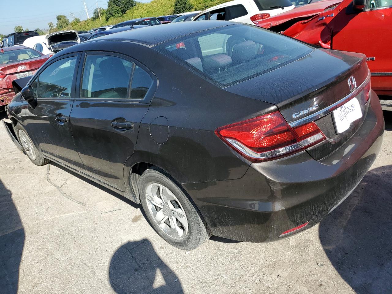 Изображение 2 2014 HONDA CIVIC LX 2014 с VIN 2HGFB2F56EH515267