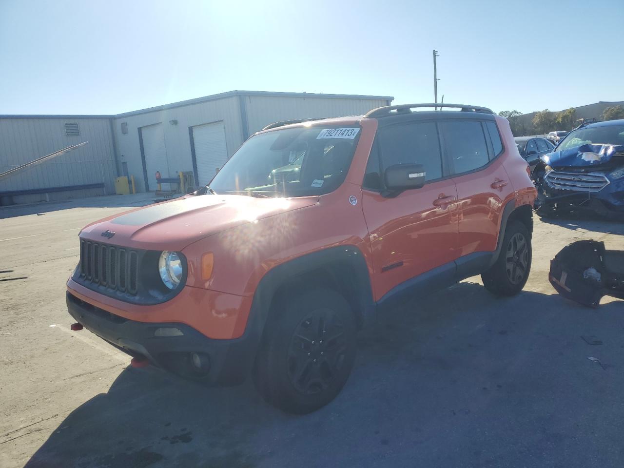 Image 1 of 2018 JEEP RENEGADE TRAILHAWK 2018 with VIN ZACCJBCB6JPH06372