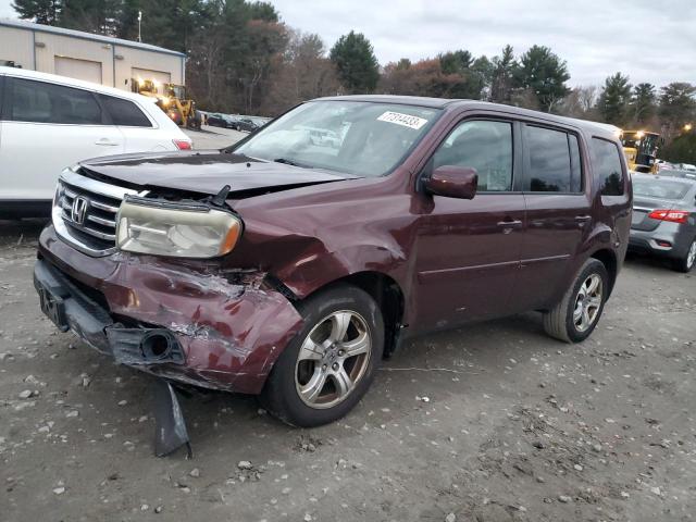 Image 1 of 2013 HONDA PILOT EX 2013 with VIN 5FNYF4H44DB041867
