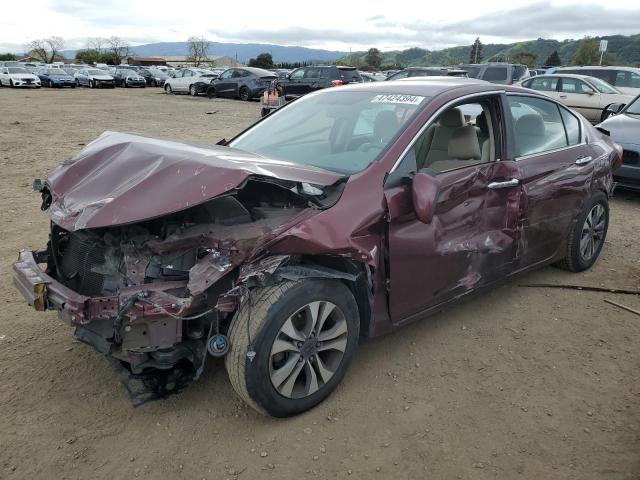 Image 1 of 2013 HONDA ACCORD LX 2013 with VIN 1HGCR2F33DA115970