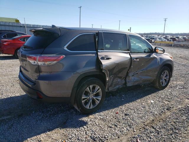Image 3 of 2015 TOYOTA HIGHLANDER XLE 2015 with VIN 5TDJKRFHXFS131331