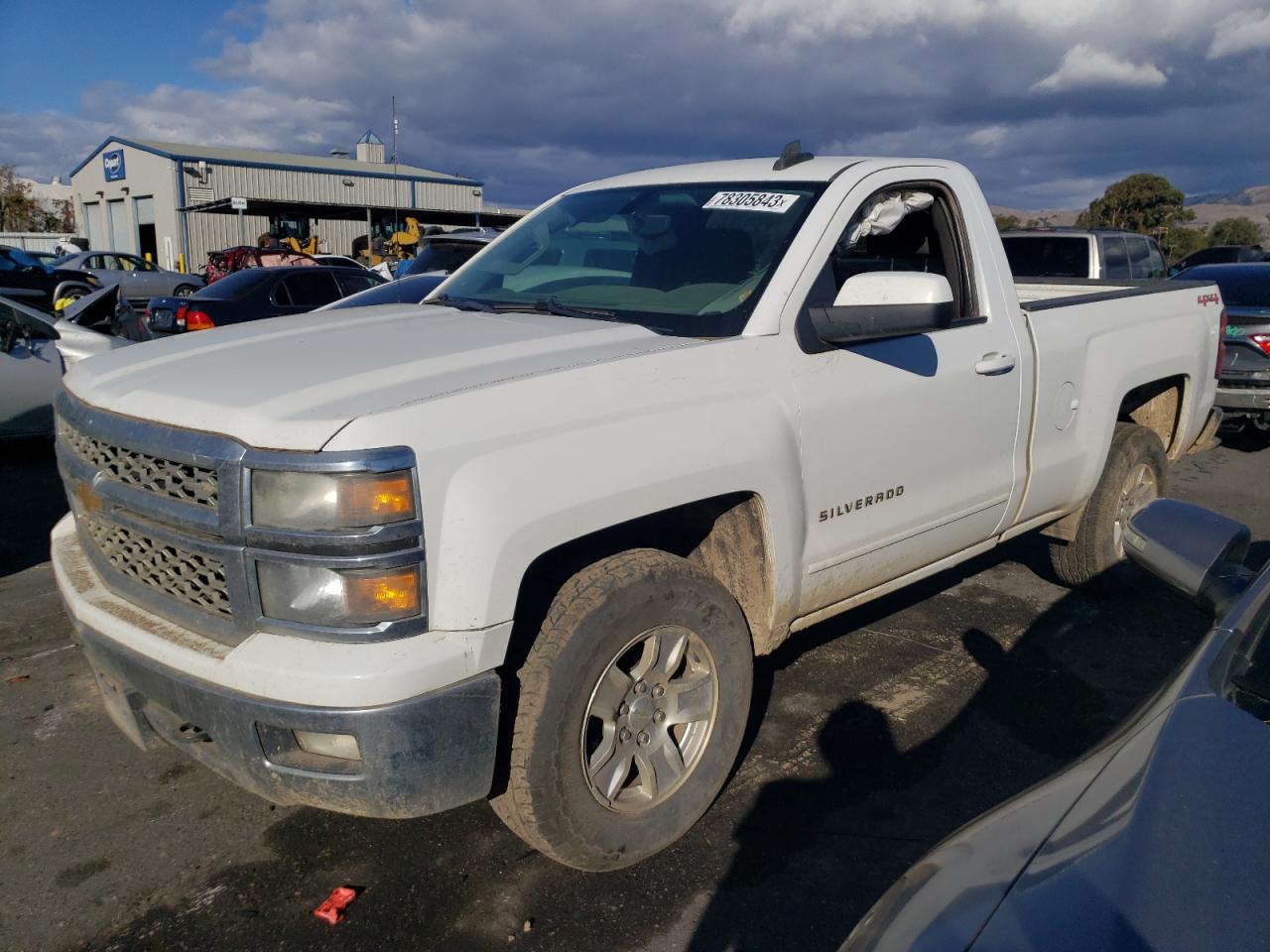 Image 1 of 2015 CHEVROLET SILVERADO K1500 LT 2015 with VIN 1GCNKREC0FZ158642