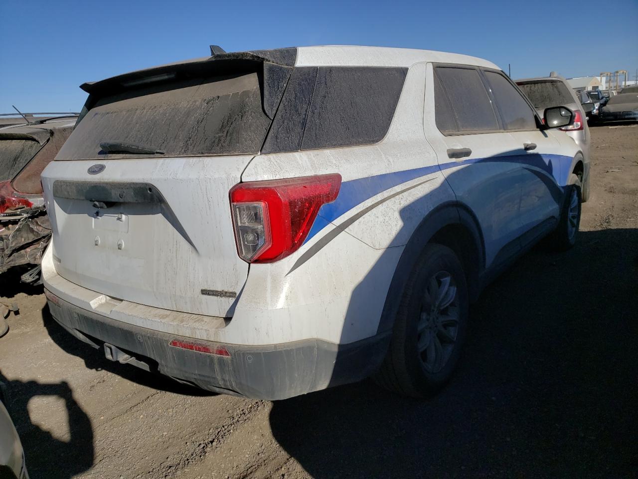 Изображение 3 2021 FORD EXPLORER POLICE INTERCEPTOR 2021 с VIN 1FM5K8AW4MNA21973