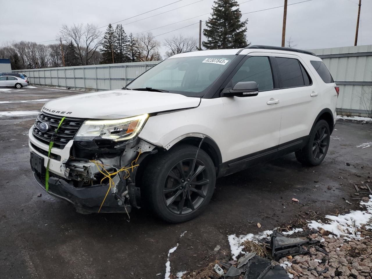 Image 1 of 2017 FORD EXPLORER XLT 2017 with VIN 1FM5K8D81HGC54992