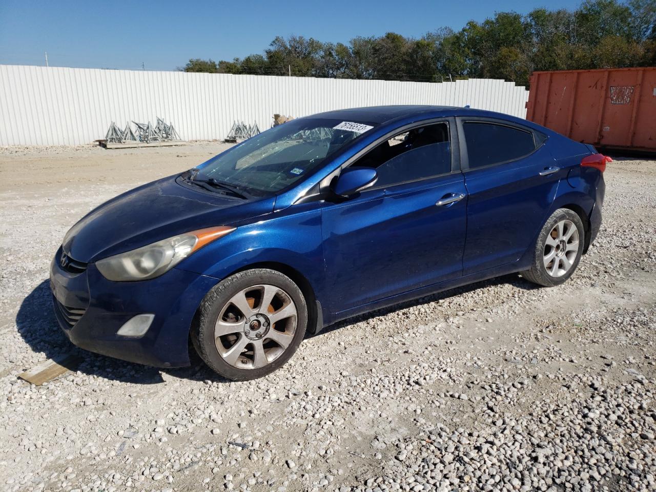 Image 1 of 2013 HYUNDAI ELANTRA GLS 2013 with VIN KMHDH4AE7DU764059