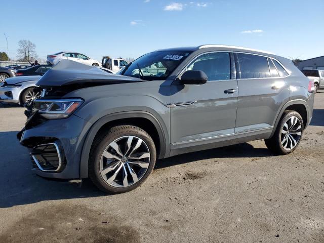 Image 1 of 2023 VOLKSWAGEN ATLAS CROSS SPORT SEL PREMIUM R-LINE 2023 with VIN 1V2FE2CA0PC228485